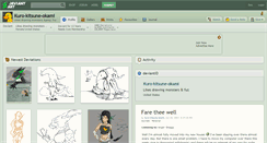 Desktop Screenshot of kuro-kitsune-okami.deviantart.com