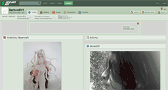 Desktop Screenshot of darkwolf19.deviantart.com