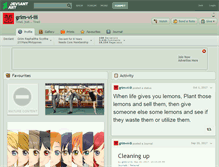 Tablet Screenshot of grim-vi-iii.deviantart.com