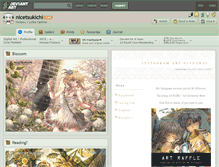 Tablet Screenshot of nicetsukichi.deviantart.com