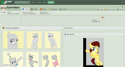 Desktop Screenshot of equine-bases.deviantart.com