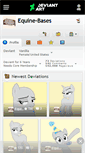Mobile Screenshot of equine-bases.deviantart.com