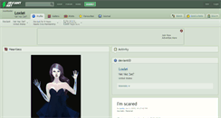 Desktop Screenshot of loxlei.deviantart.com