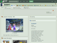 Tablet Screenshot of eurekax9.deviantart.com