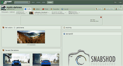 Desktop Screenshot of mystic-darkness.deviantart.com