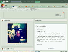 Tablet Screenshot of lanr.deviantart.com
