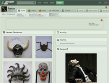 Tablet Screenshot of fort-o.deviantart.com