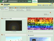 Tablet Screenshot of mooneater.deviantart.com