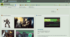 Desktop Screenshot of duckazoid.deviantart.com
