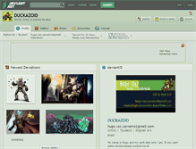 Tablet Screenshot of duckazoid.deviantart.com