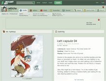 Tablet Screenshot of catticho.deviantart.com