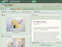 Tablet Screenshot of cassi-walsh.deviantart.com