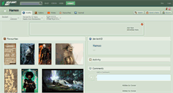 Desktop Screenshot of hamoo.deviantart.com