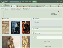 Tablet Screenshot of hamoo.deviantart.com