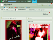 Tablet Screenshot of animekitty005.deviantart.com