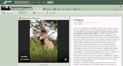 Desktop Screenshot of equine-photography.deviantart.com