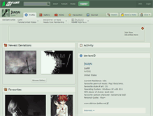 Tablet Screenshot of juuyu.deviantart.com