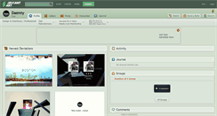 Desktop Screenshot of daenny.deviantart.com