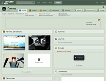 Tablet Screenshot of daenny.deviantart.com