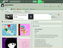 Tablet Screenshot of akatsukiballa.deviantart.com