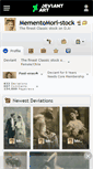 Mobile Screenshot of mementomori-stock.deviantart.com