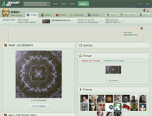 Tablet Screenshot of mbev.deviantart.com