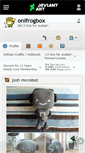 Mobile Screenshot of onifrogbox.deviantart.com
