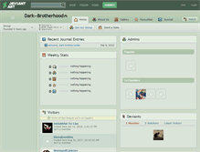 Tablet Screenshot of dark--brotherhood.deviantart.com