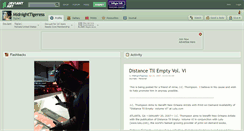 Desktop Screenshot of midnighttigeress.deviantart.com