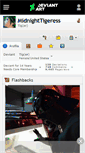 Mobile Screenshot of midnighttigeress.deviantart.com