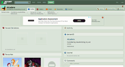 Desktop Screenshot of alcadera.deviantart.com