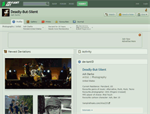 Tablet Screenshot of deadly-but-silent.deviantart.com