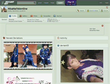 Tablet Screenshot of misamaivalentine.deviantart.com