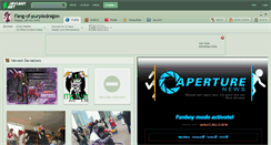 Desktop Screenshot of fang-of-purpledragon.deviantart.com