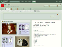 Tablet Screenshot of kiba-girl.deviantart.com
