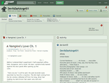 Tablet Screenshot of devilsdarkangel01.deviantart.com
