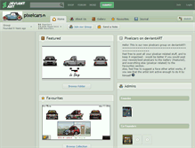 Tablet Screenshot of pixelcars.deviantart.com