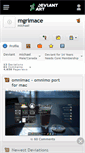 Mobile Screenshot of mgrimace.deviantart.com
