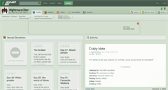 Desktop Screenshot of nightmarecder.deviantart.com