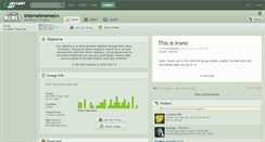 Desktop Screenshot of internetmemes.deviantart.com