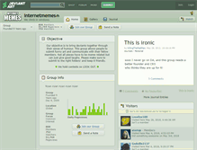 Tablet Screenshot of internetmemes.deviantart.com