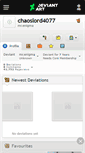 Mobile Screenshot of chaoslord4077.deviantart.com