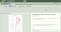 Desktop Screenshot of deathmonkeys.deviantart.com