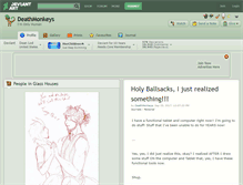 Tablet Screenshot of deathmonkeys.deviantart.com