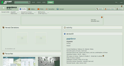Desktop Screenshot of gogodance.deviantart.com