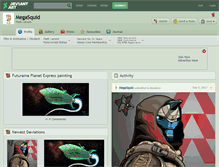 Tablet Screenshot of megasquid.deviantart.com