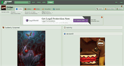 Desktop Screenshot of oridan.deviantart.com
