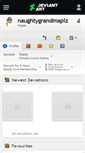Mobile Screenshot of naughtygrandmaplz.deviantart.com