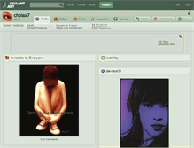 Tablet Screenshot of choiax7.deviantart.com
