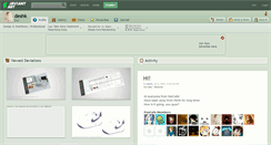 Desktop Screenshot of deshk.deviantart.com
